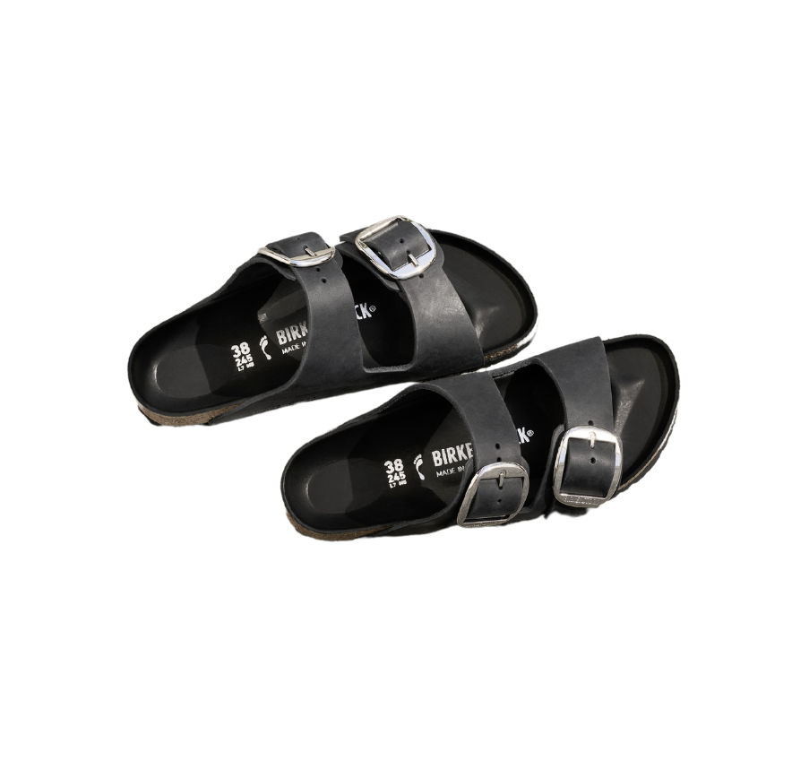 Birkenstock Arizona | Women's Regular Sandals | Big Buckle | Black