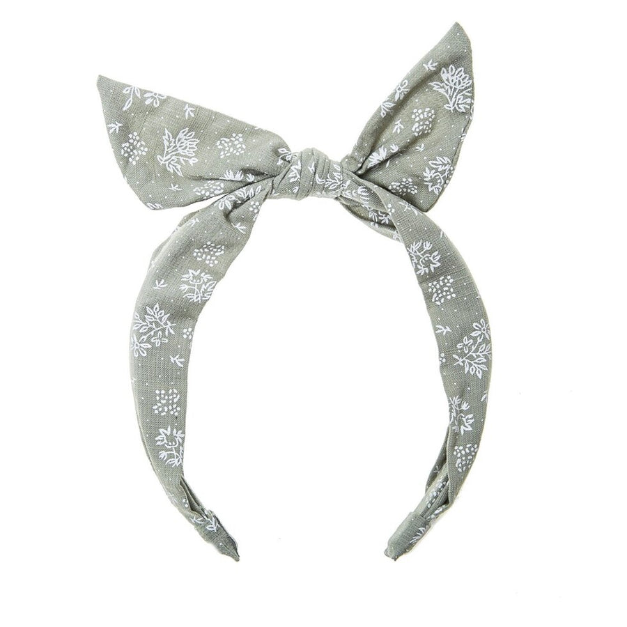 Rockahula Kids | Floral Sprig Tie Headband | Sage