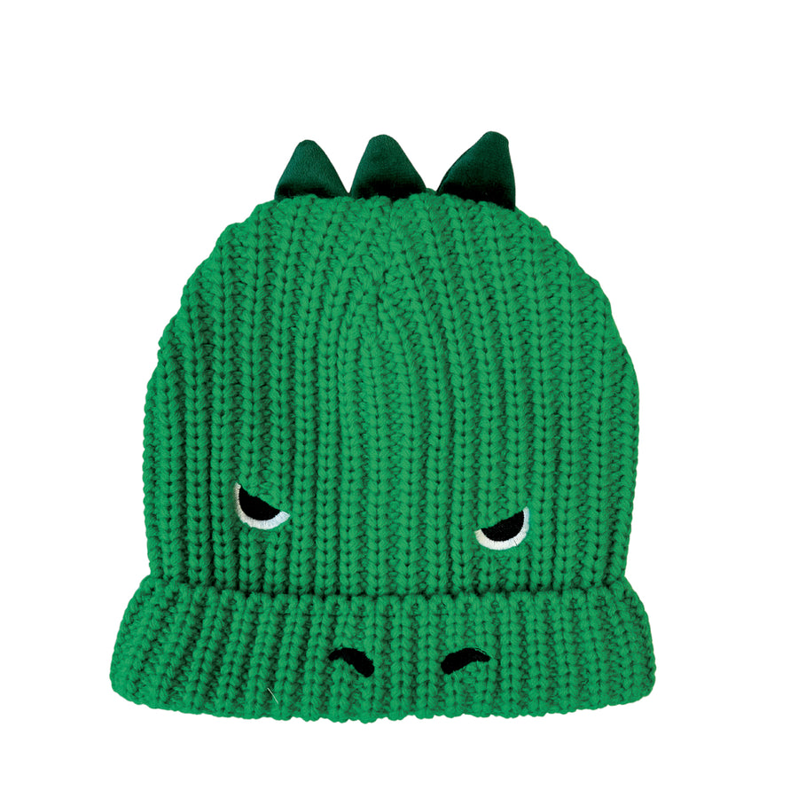 Rockahula Kids Knit Hats | T-Rex | Green