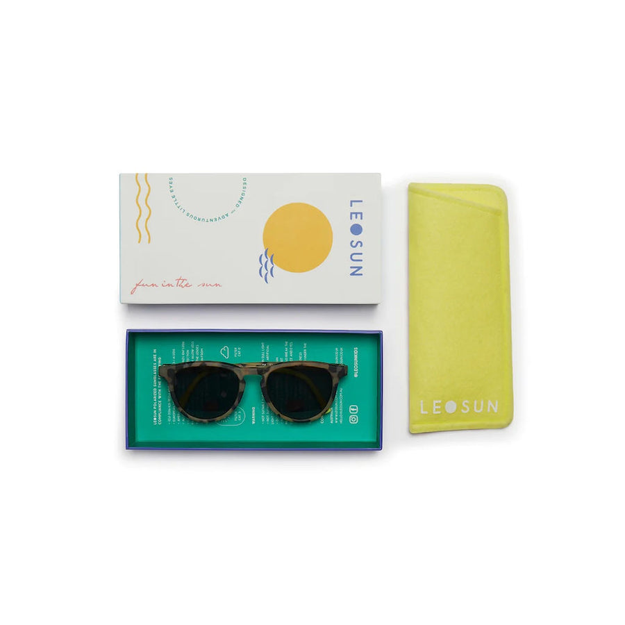 Leosun Sunglasses | Oli | Tortoise & Neon
