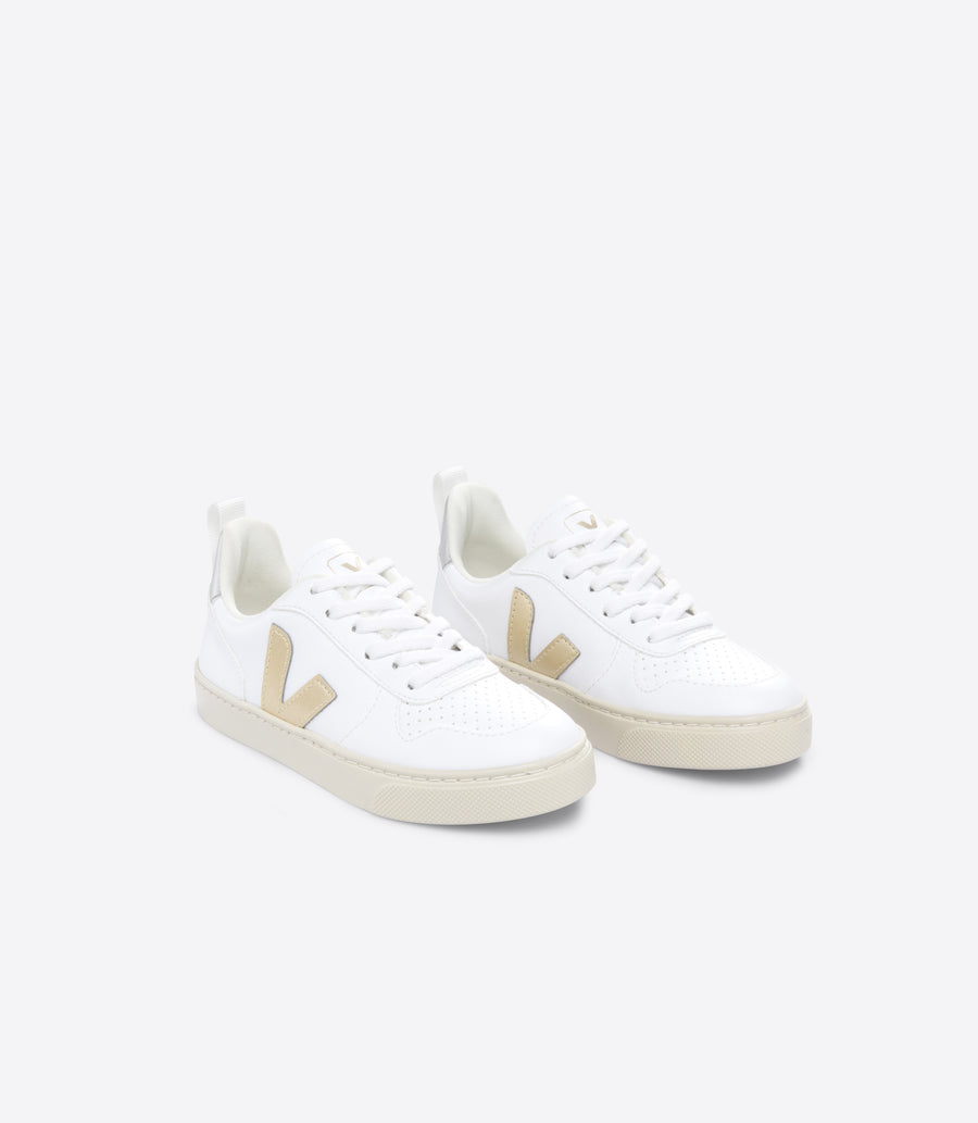 Veja V-10 CWL Lace Trainer | White Platine Silver