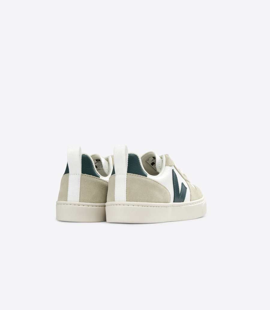 Veja V-10 Lace Leather Trainer | Extra White, Brittany Almond
