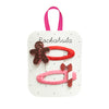 Rockahula Hair Clips | Gingerbread & Candy Cane | Multi