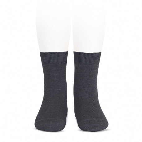 Condor Short Socks | Plain Stitch | Anthracite