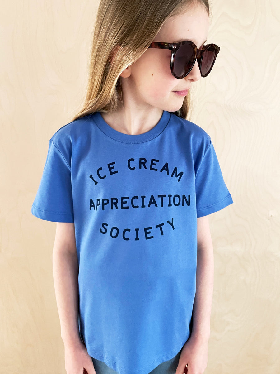 Alphabet Bag | Ice Cream Appreciation Society T-Shirts | Blue