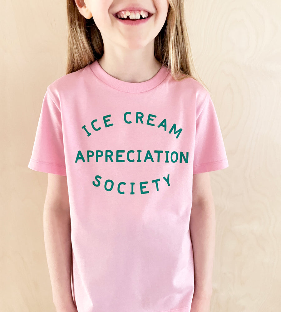 Alphabet Bag | Ice Cream Appreciation Society T-Shirts | Pink