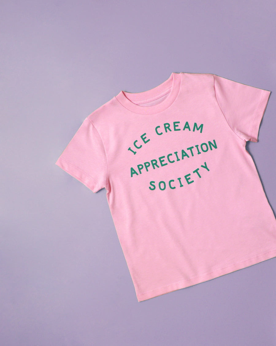 Alphabet Bag | Ice Cream Appreciation Society T-Shirts | Pink