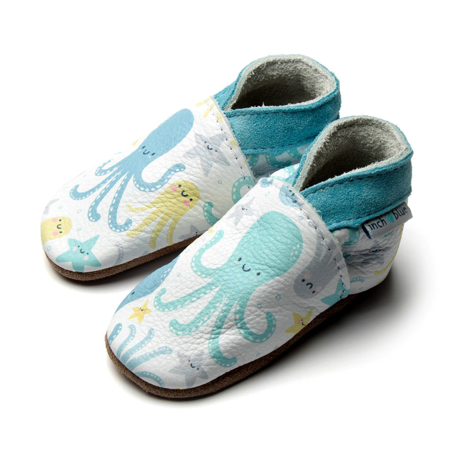 Inch Blue Baby Shoes | Soft Sole | Octavius