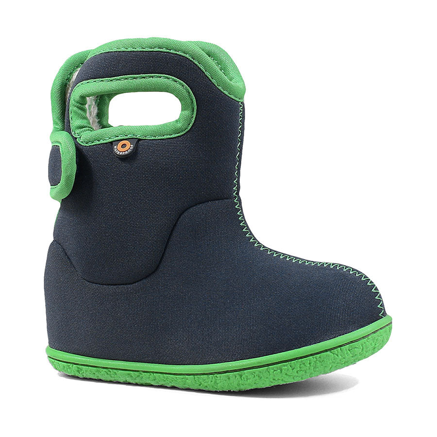Baby Bogs Solid  |  Navy & Green