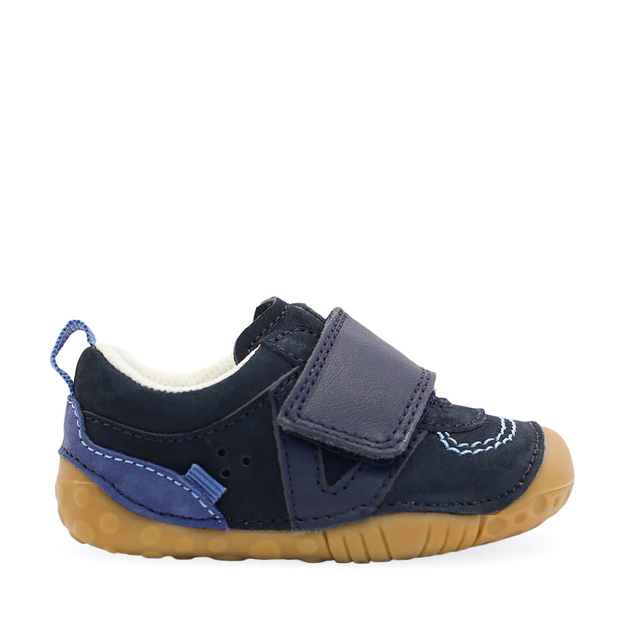 Start-Rite Cruisers | Shuffle | Nubuck Leather | Navy