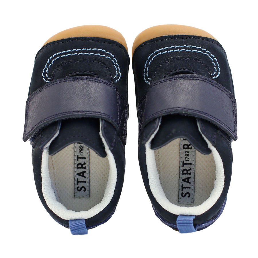 Start-Rite Cruisers | Shuffle | Nubuck Leather | Navy