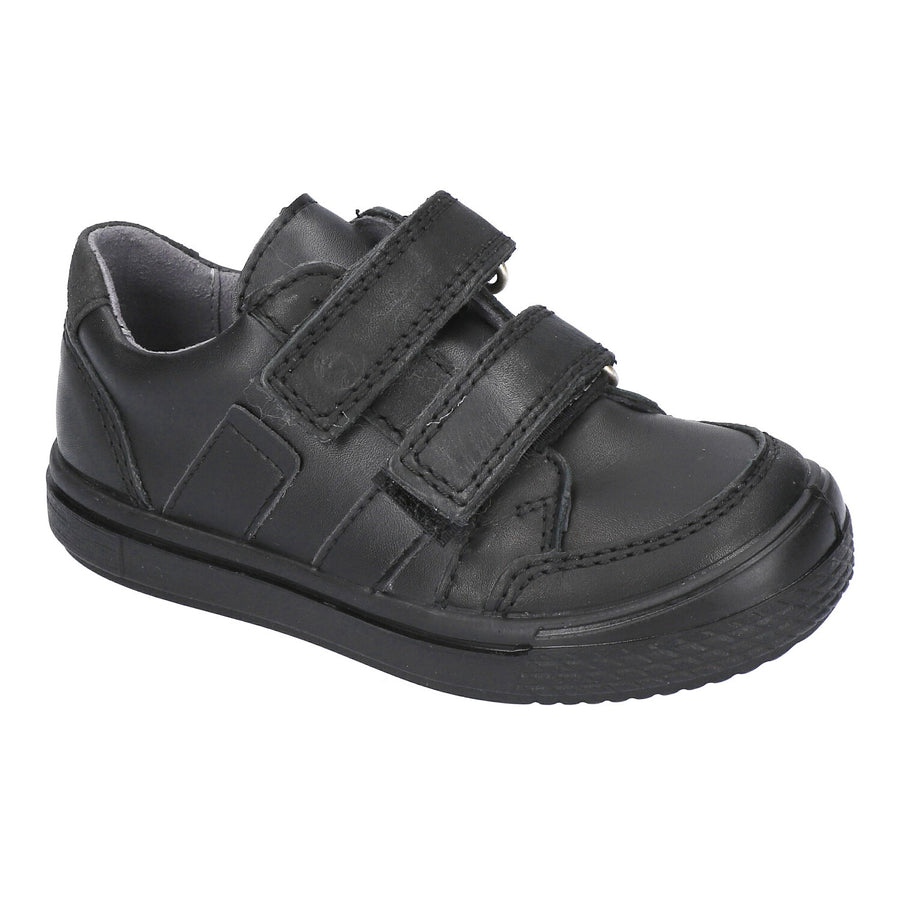 Ricosta Ethan Velcro Shoe  |  Black leather