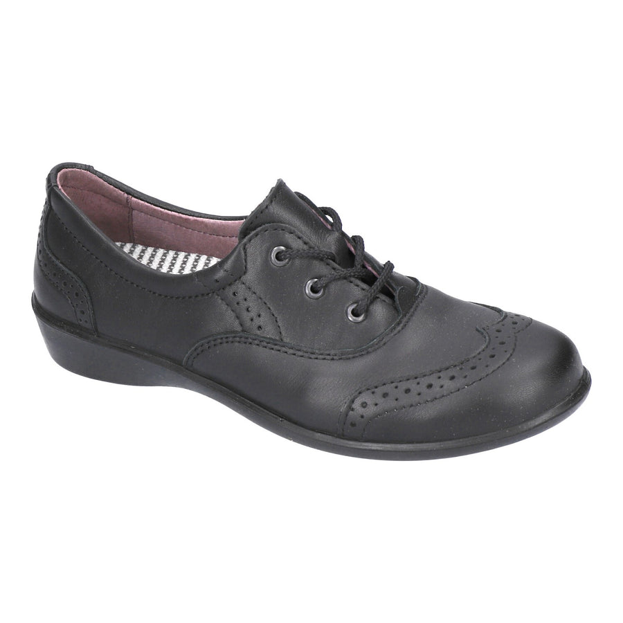 Ricosta School Shoes | Kate | Black Leather