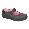 Ricosta Lillia | Mary Jane Velcro School Shoe | Black Leather