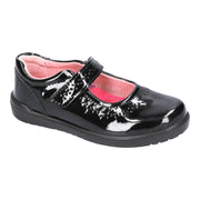 Ricosta Lillia | Mary Jane Velcro School Shoe | Black Patent