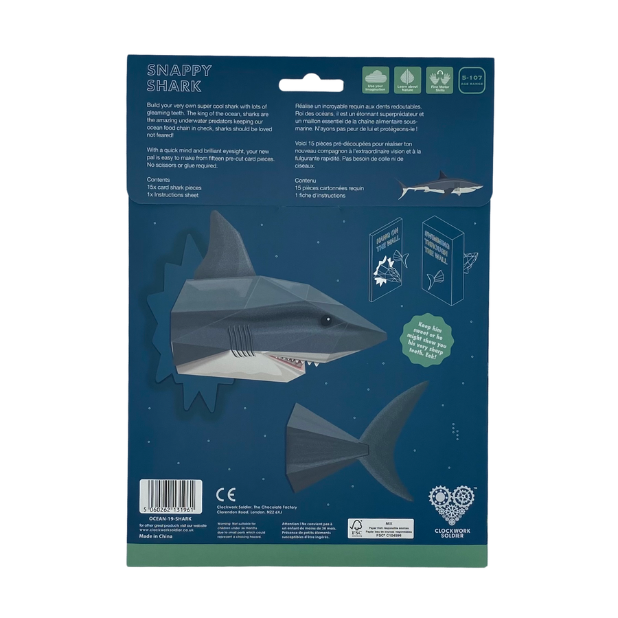 Clockwork Soldier Create Your Own Paper Snappy Shark