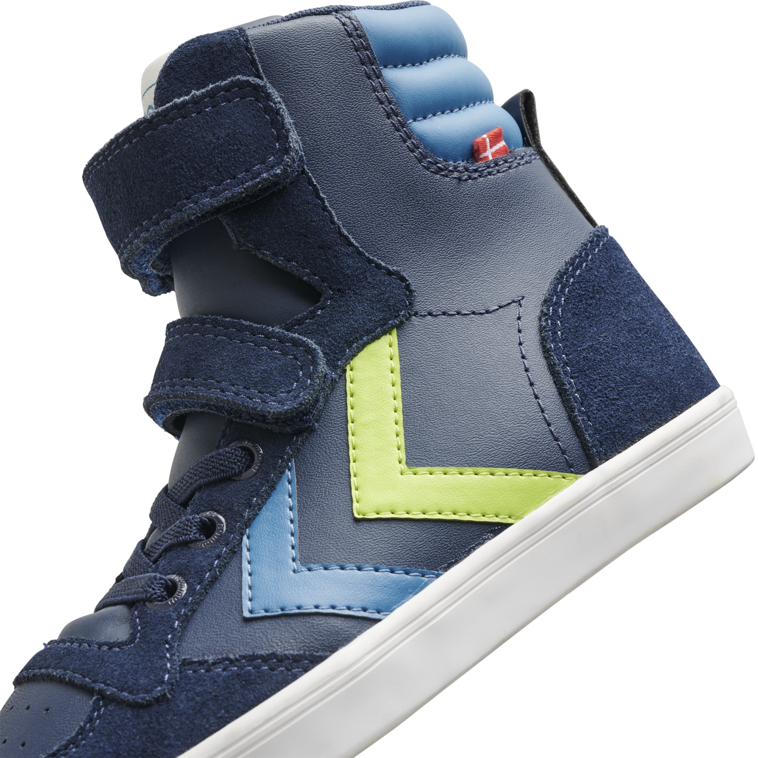 Hummel SLIMMER STADIL - Sneakers hoog - sparrow/donkerpaars