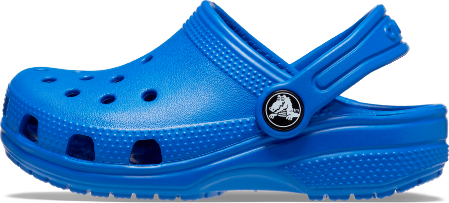 Metallic 2025 blue crocs
