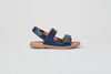 Zig + Star Kids Sandals | Solar  Junior Multi Strap | Navy