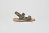 Zig + Star Kids Sandals | Solar  Junior Multi Strap | Khaki