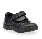 Start-Rite Boys School Shoes|Luke Velcro|Black
