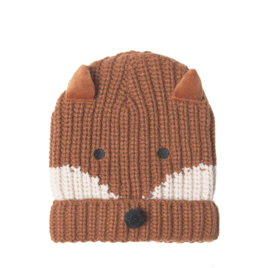 Rockahula Kids Knit Hats | Felix Fox | Brown
