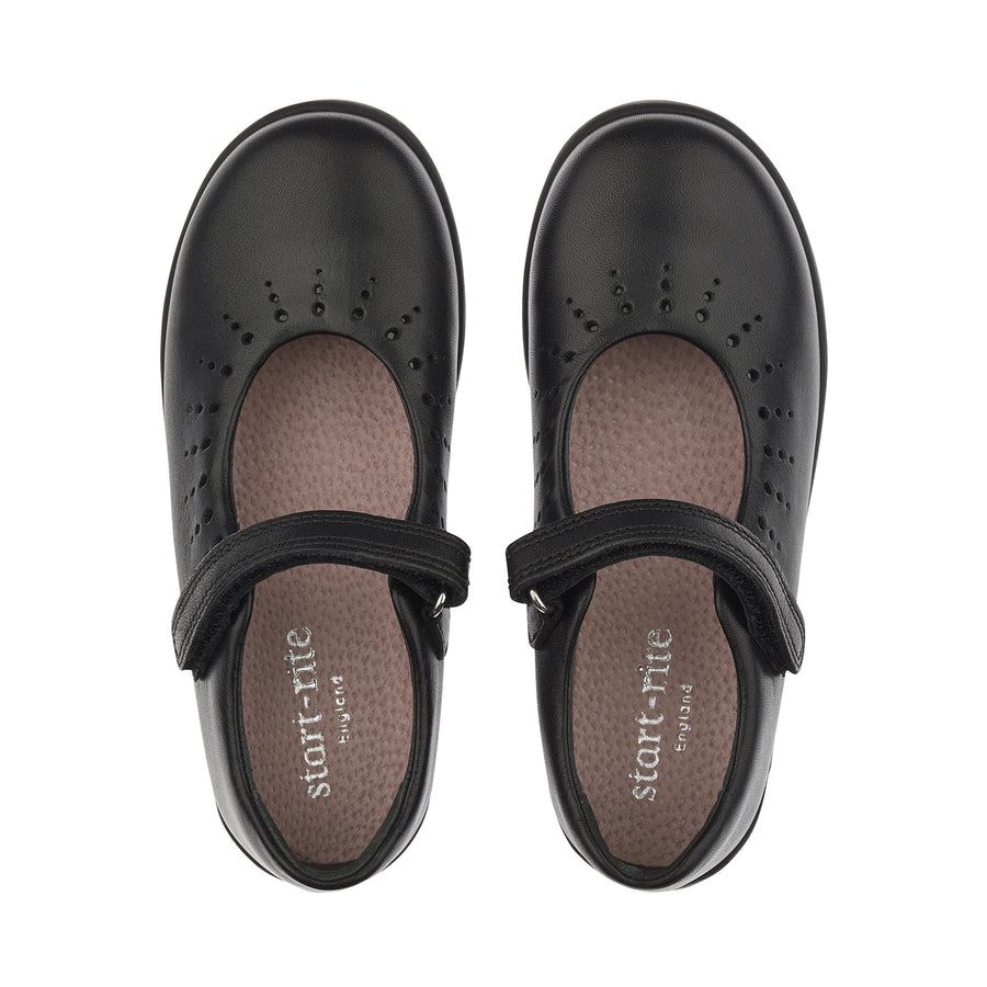 Start-Rite Mary-Jane Shoes|Velcro|Black