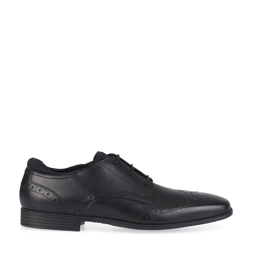 Start-Rite Tailor Lace Up School Shoes | Black