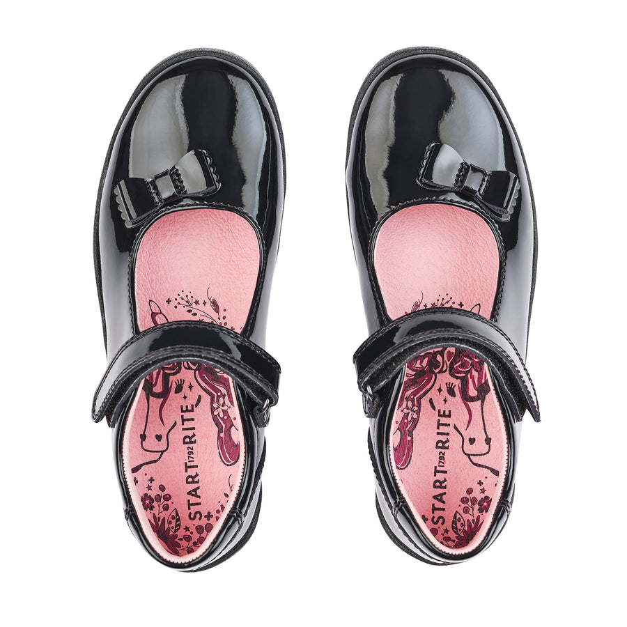 Start-Rite Giggle | Mary Jane | Black Patent