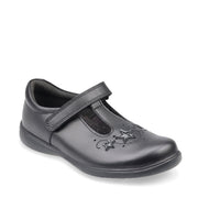 Start-Rite Leather T Bar Shoes | Star Jump | Black Leather