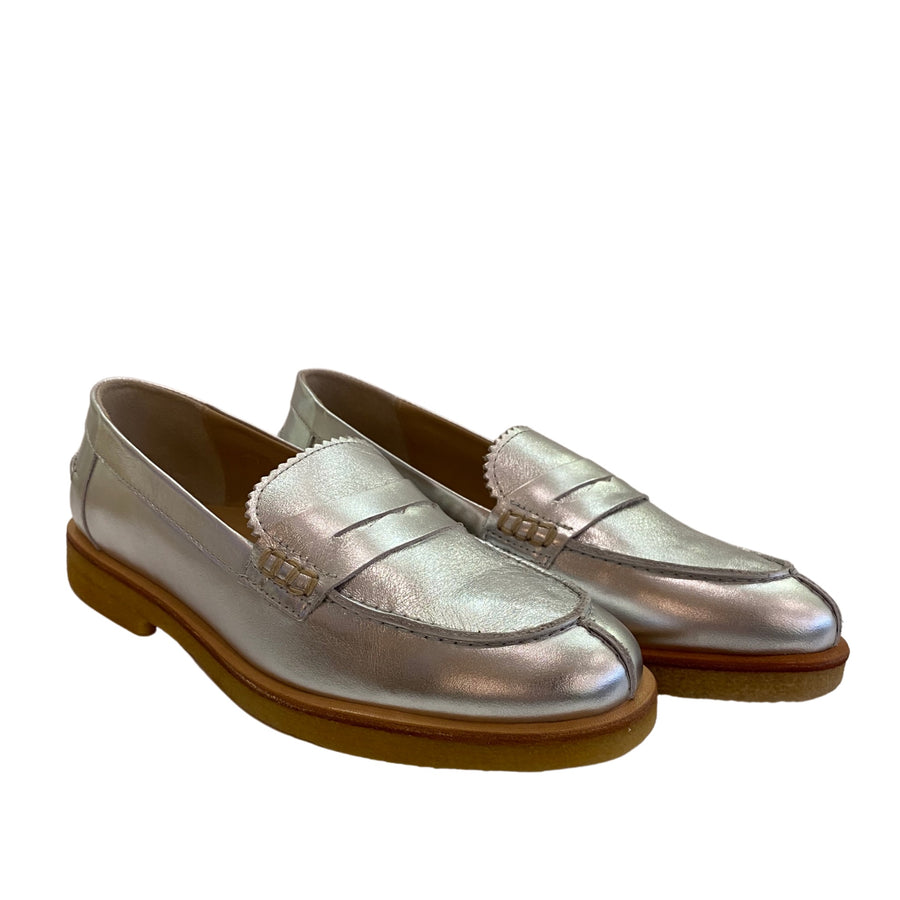 Angulus Womens Loafers|Classic|Silver