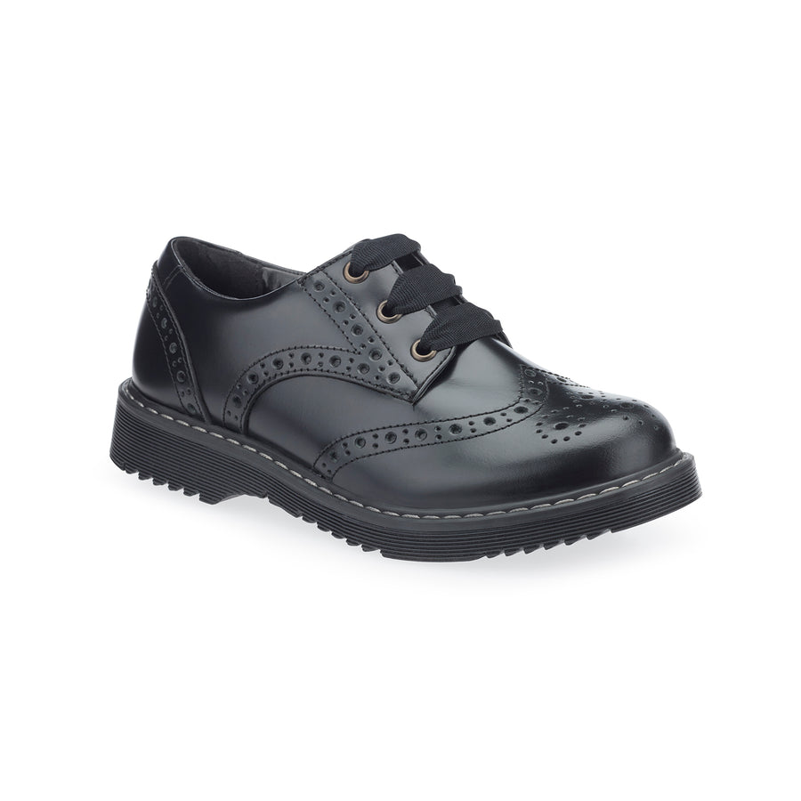 Start-Rite School Shoes | Impulsive Lace Up | Black Leather