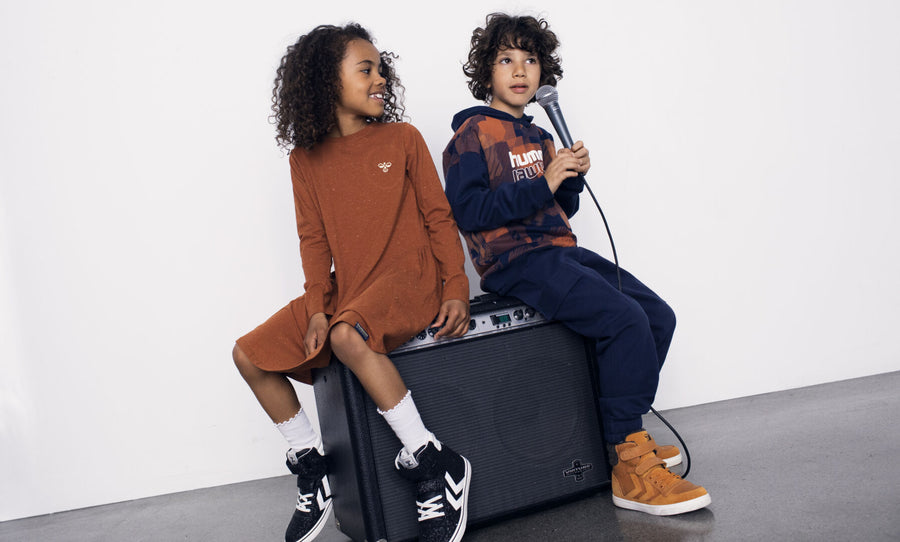 Hummel Kids Trainer | Stadil Jr winter Hi Top | Pumpkin Spiced
