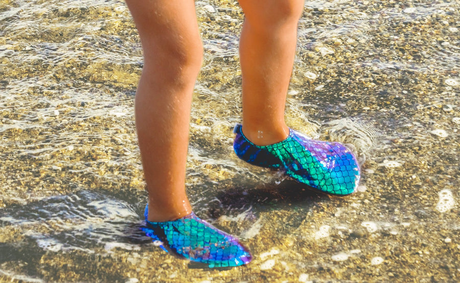 Slipfree Shoes | Non Slip Kids Beach Shoes | Ivy Foil