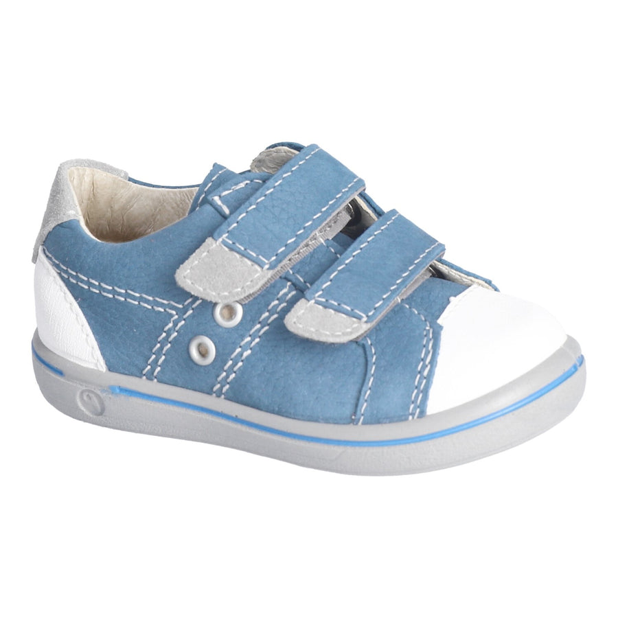 Ricosta Nippy Shoes | Leather Velcro Trainers | Light Blue
