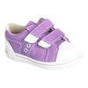 Ricosta Nippy Shoes | Leather Velcro Trainers | Purple & White