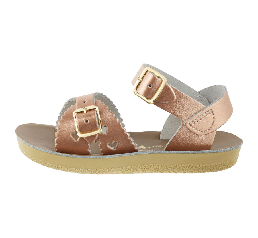 Sun-San Sweetheart Sandals|Rose Gold