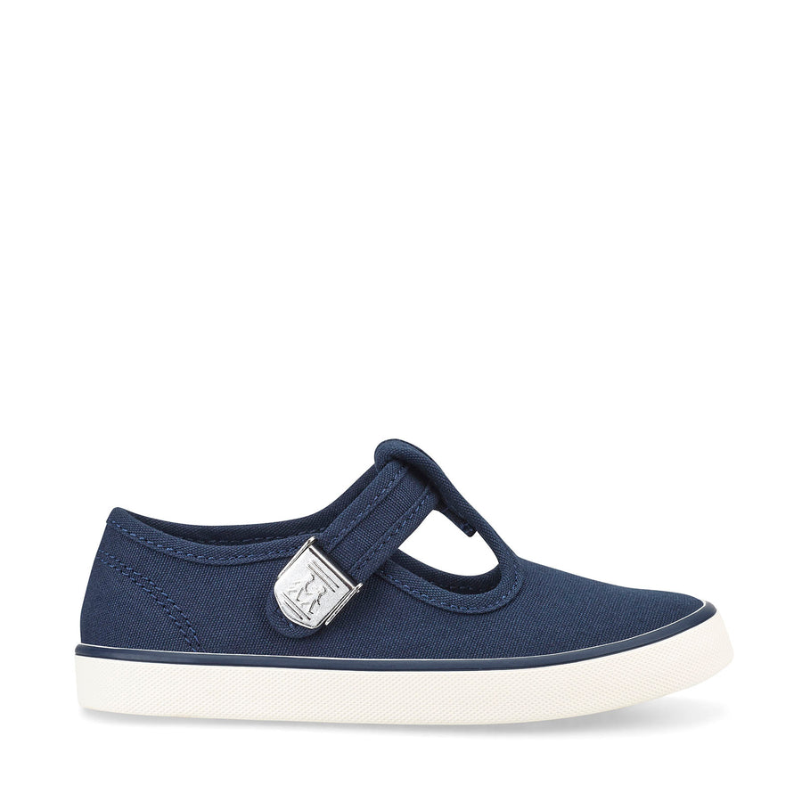 Start-Rite Canvas Shoes|T Bar Treasure|Navy