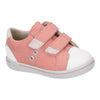 Ricosta Nippy Shoes|Leather Velcro Trainers|Strawberry Pink & White