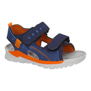 Ricosta Sandals|Tajo Waterproof Sport Sandal|Navy & Orange