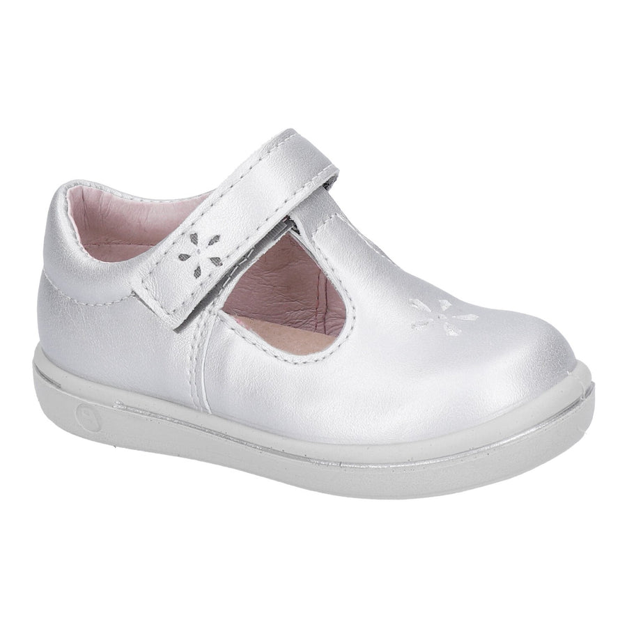 Ricosta Winona|Girls T-Bar Shoe|Silver