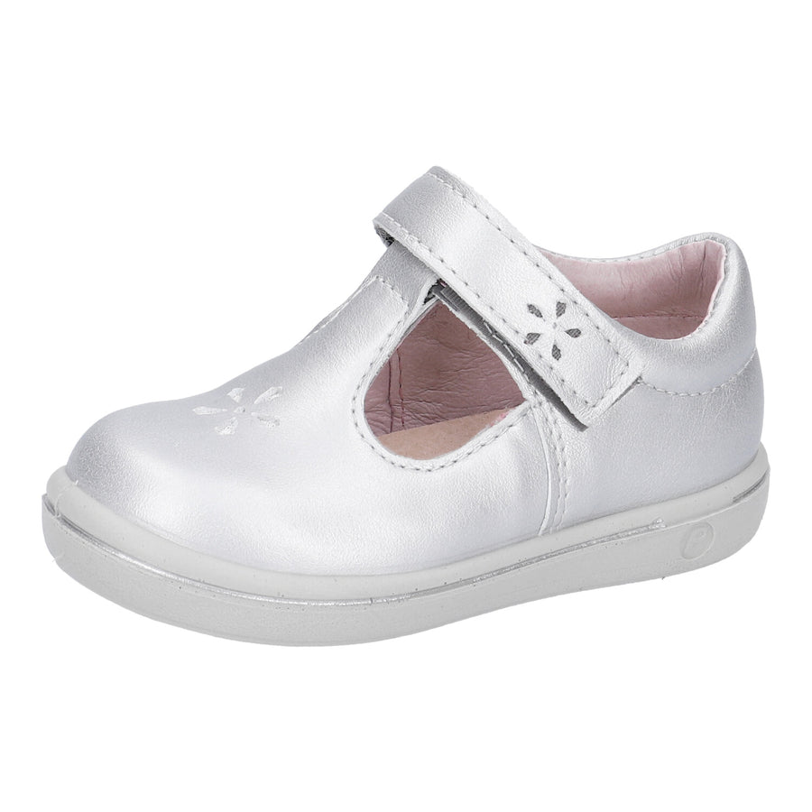 Ricosta Winona|Girls T-Bar Shoe|Silver