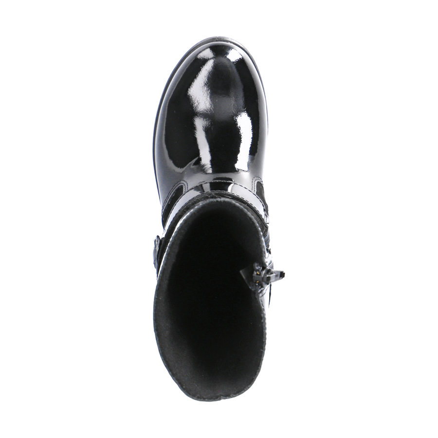 Ricosta Boots | Hannah Waterproof | Black Patent/Suede