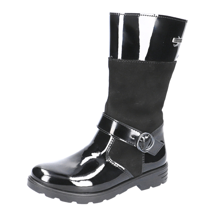 Ricosta Hannah Waterproof Boot  |  Black Patent