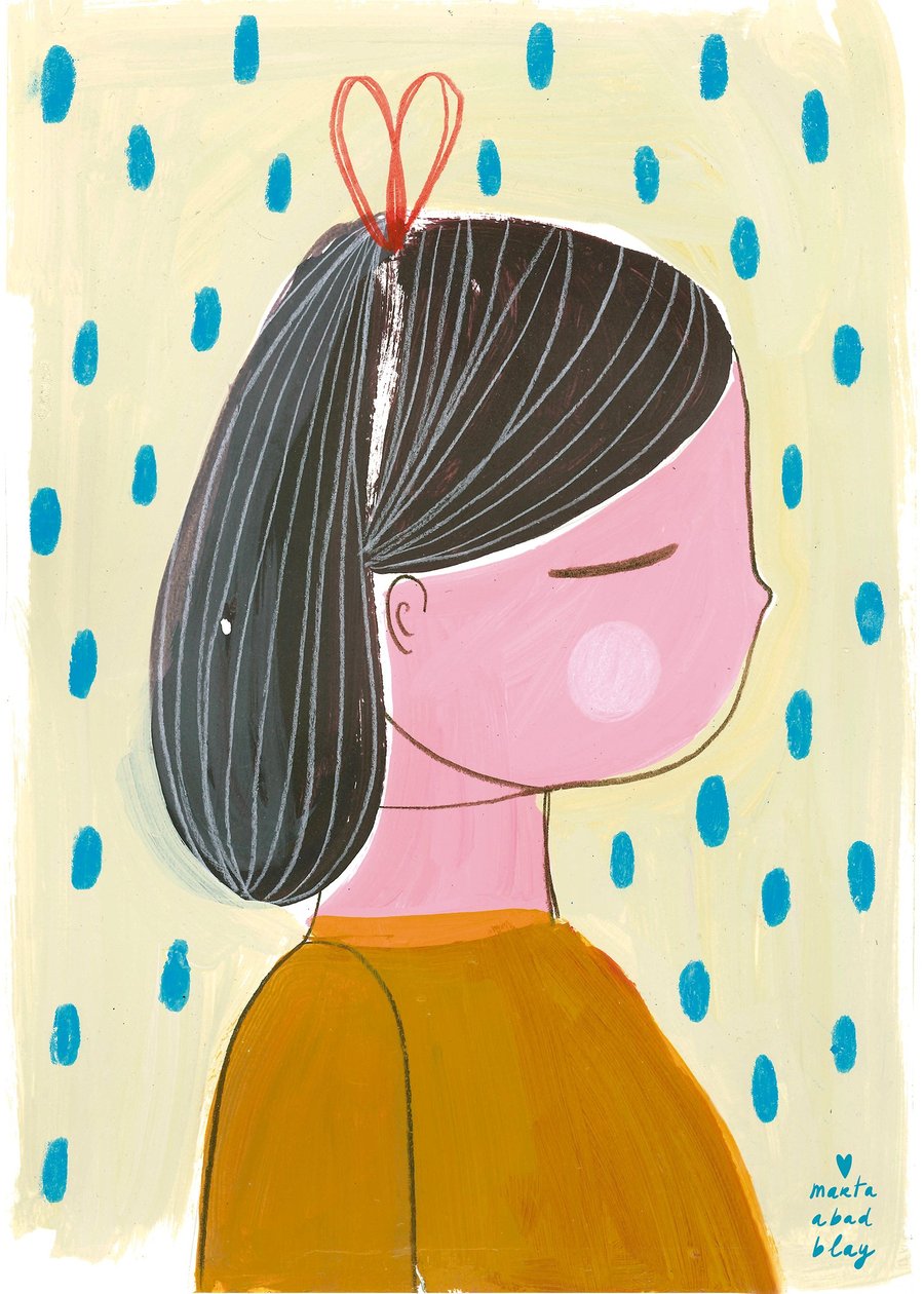 Marta Abad Blay Artwork Prints | Girl 1 | 50x70cm