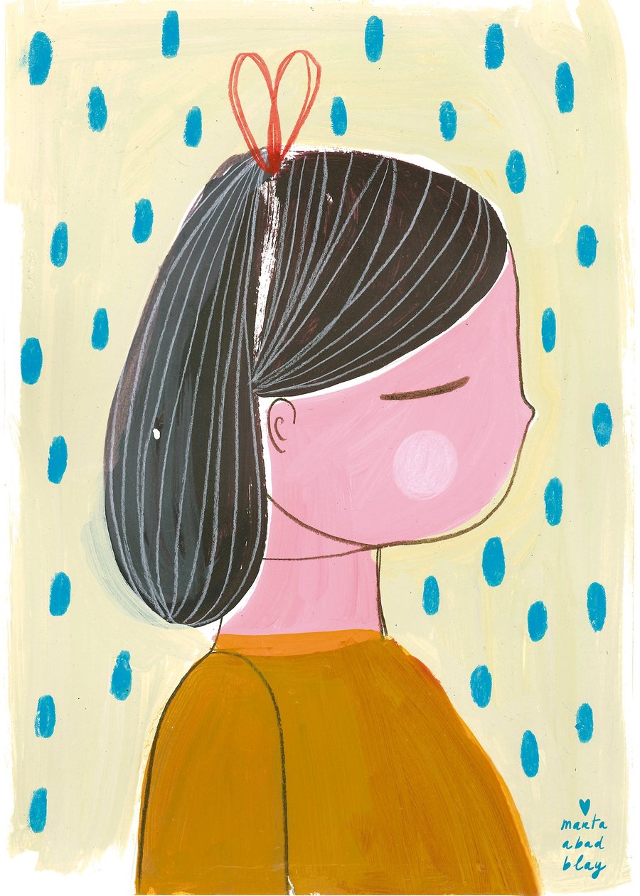 Marta Abad Blay Artwork Prints|Girl 1|50x70cm