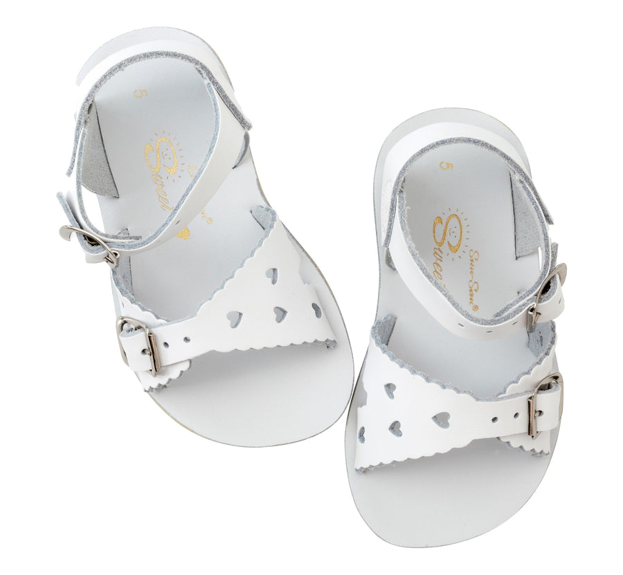 Sun-San Sweetheart Sandals|White