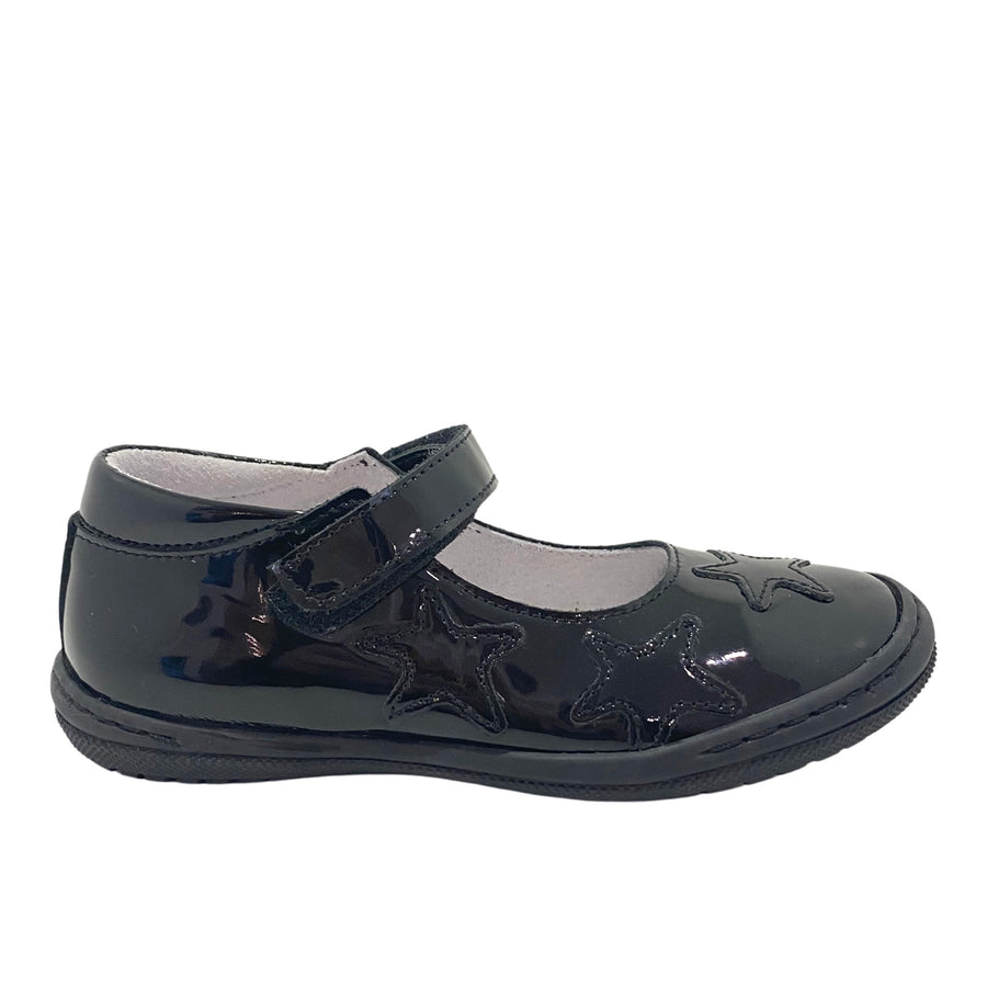 Bo-Bell Velcro School Shoes | Odessa | Black Patent