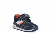 Geox Baby Shoes|Rishon Trainers|Navy Fluo Orange