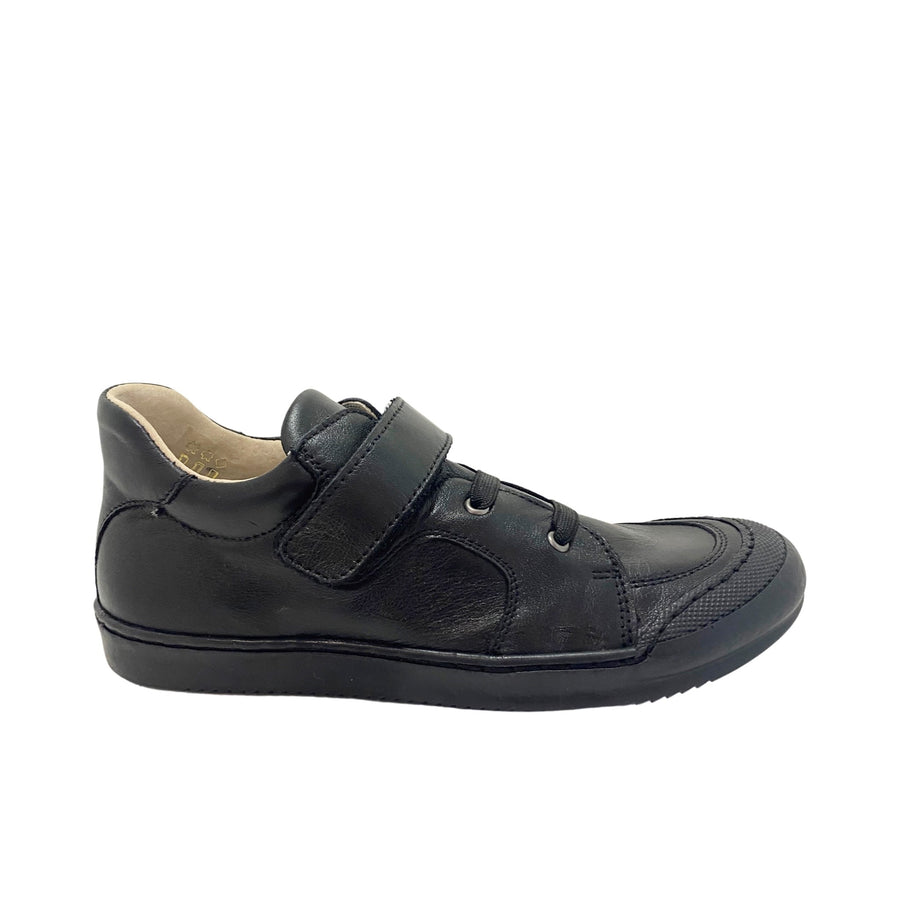 Bo-Bell Velcro School Shoes | Onofre | Black Leather
